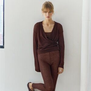 Zara 100% WOOL WRAP CARDIGAN NWT